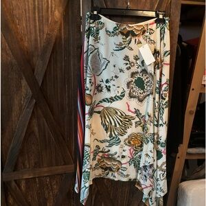 Tory Burch nwt multi print skirt